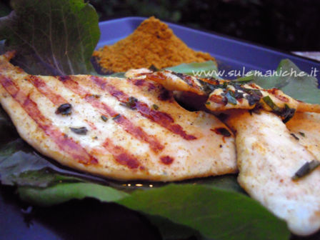 Pollo BBQ marinato al curry