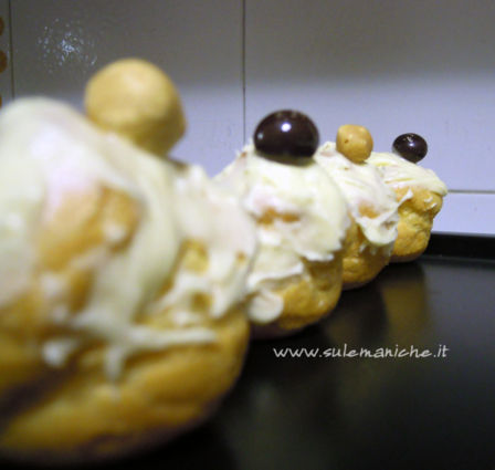 Mono-profiterol bianco