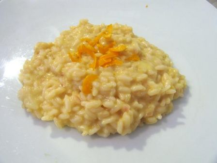 Risotto arancia e taleggio