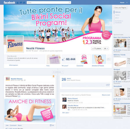 Il Bikini Social Program di Nestlé Fitness