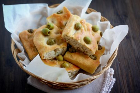 Focaccia alle olive