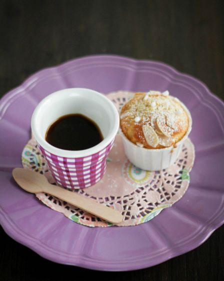 Muffins con cuore di marmellata