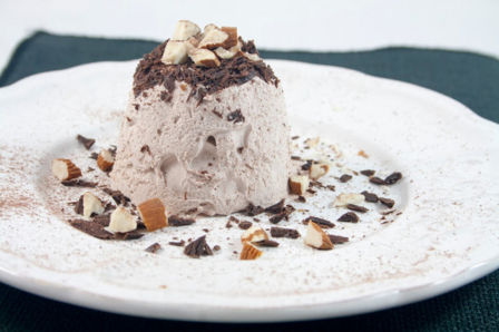 Semifreddo al cacao senza uova