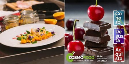 Torna COSMOFOOD 11-14 Novembre 2018 - Fiera di Vicenza