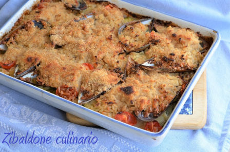 Tiella di riso, patate e cozze per Quanti modi di fare e rifare