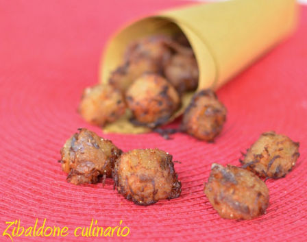 Frittelle di patate e cipolle caramellate al miele