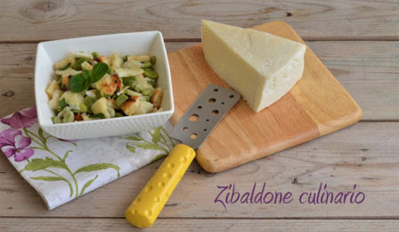 Fave e Pecorino Romano DOP in insalata