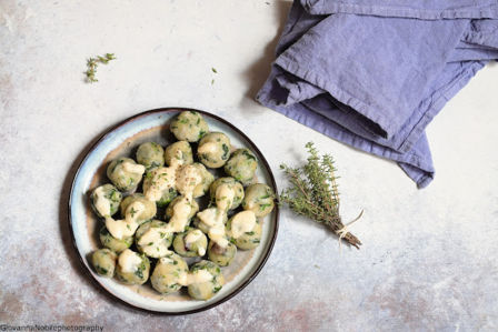 Gnocchi di ricotta e barba di frate