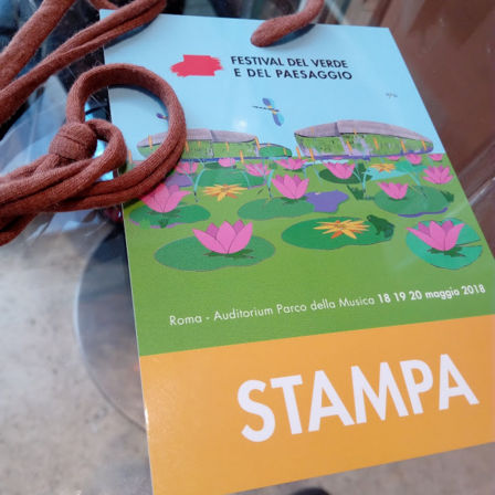 VIII Festival del verde e del paesaggio 2018, Roma.