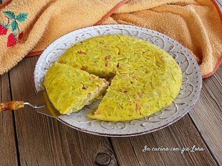 Frittata rustica con pancetta e patate