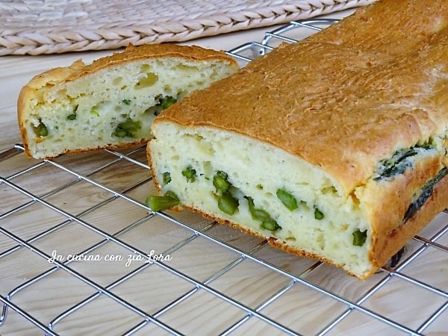 Plumcake agli asparagi e ricotta