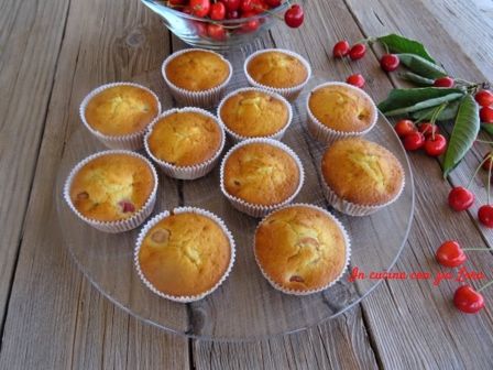 Muffin con ciliege ricetta semplice