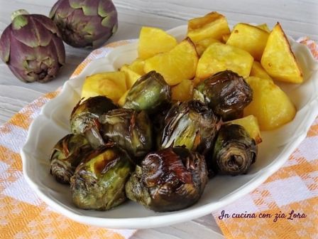 Carciofini al forno come patate