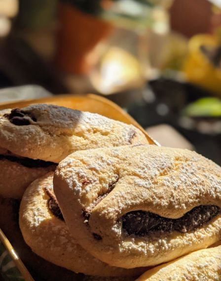 Biscotti Morbidi ripieni di Nutella