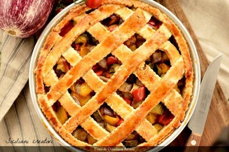 Crostata di verdure in agrodolce