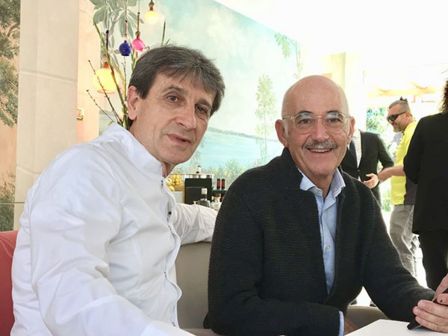 A Fish&Chef 2019 Sandro Serva del Ristorante La Trota di Rivodutri: una mano di cristallo con il pesce d’acqua dolce