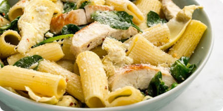 I nostri consigli e le nostre ricette per il Cenone di Capodanno: Rigatoni Carciofi e Olive.