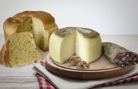 Casciotta d'Urbino dop e colazione pasquale