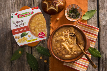 DimmidiSì Pasta e Ceci e DimmidiSì Minestrone di verdure con soia edamame, due squisite novità già pronte!