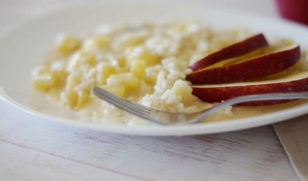 Risotto gorgonzola e mele