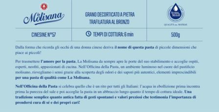 Pasta: La Molisana cambi nome alle Cinesine per evitare un nuovo epic fail